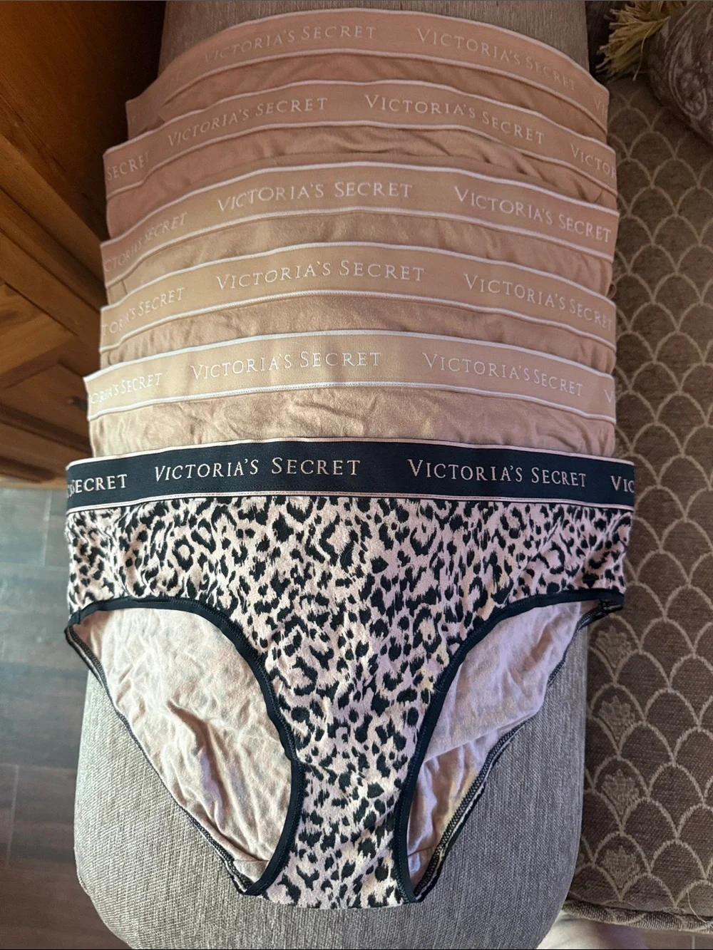 6 VS cotton logo brief panties XL - Picture 1 of 2
